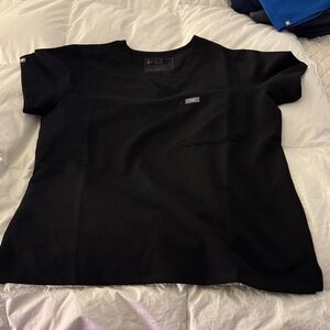 Catarina One-Pocket Scrub Тор, Black, M - Worn ONCE